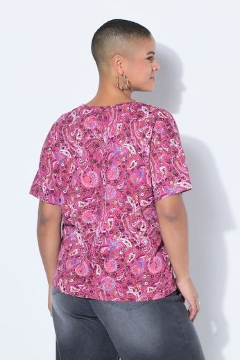 Plus size veliki brojevi Majica kratkih rukava šireg kroja za punije