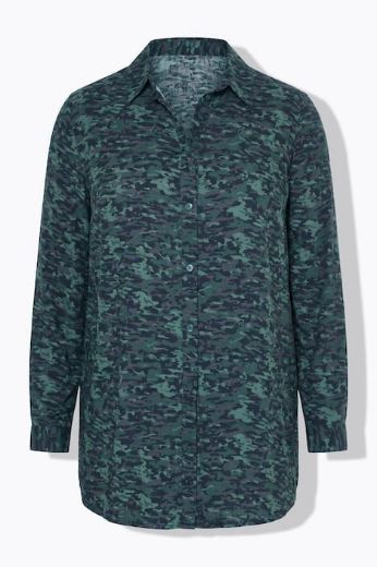 Plus size veliki brojevi Bluza s dugim rukavima ravnog kroja za punije