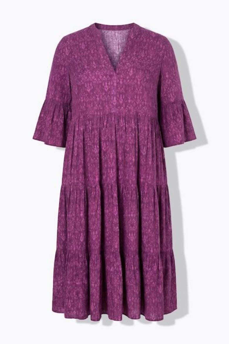 Plus size veliki brojevi Haljina V izrez za punije