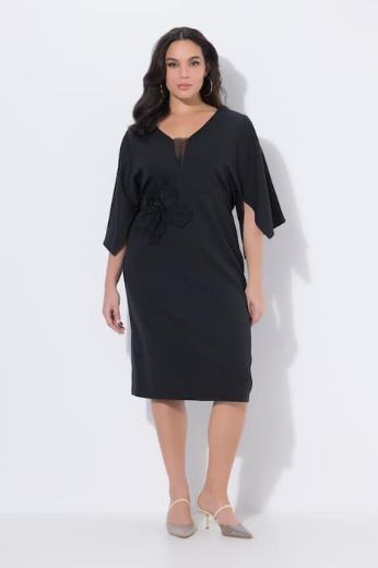 Plus size veliki brojevi Haljina svečana 3/4 rukava za punije