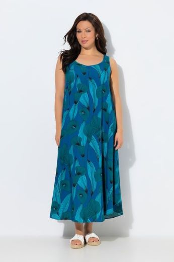 Plus size veliki brojevi Haljina maxi bez rukava za punije