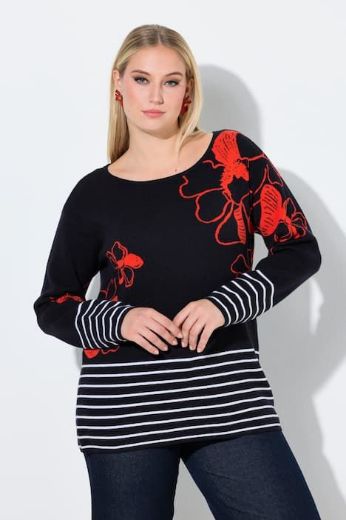 Plus size veliki brojevi Pulover dugih rukava za punije