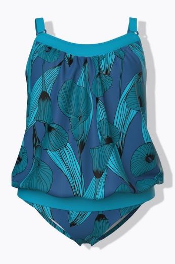 Plus size veliki brojevi Kupaći kostim tankini za punije