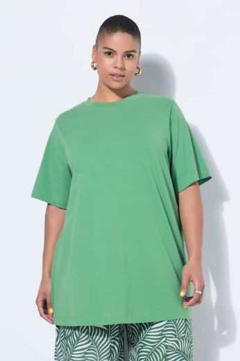 Plus size veliki brojevi Majica dugi model kratkih rukava za punije