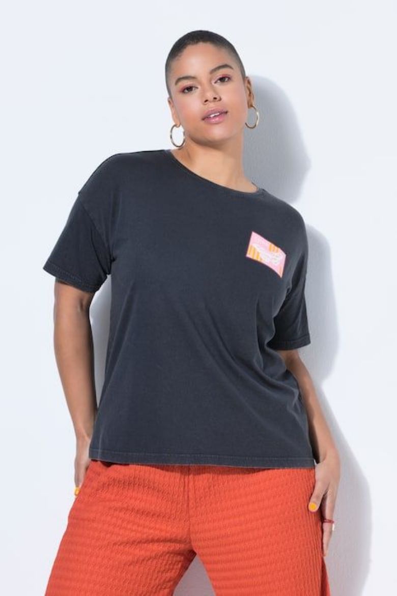 Plus size veliki brojevi Majica kratkih rukava šireg kroja za punije