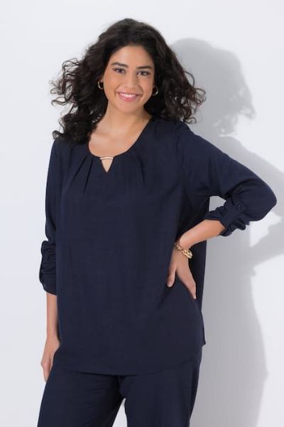 Veliki brojevi Bluza 3/4 rukava moda za punije