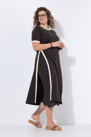 Plus size veliki brojevi Majica kratkih rukava dugog kroja za punije