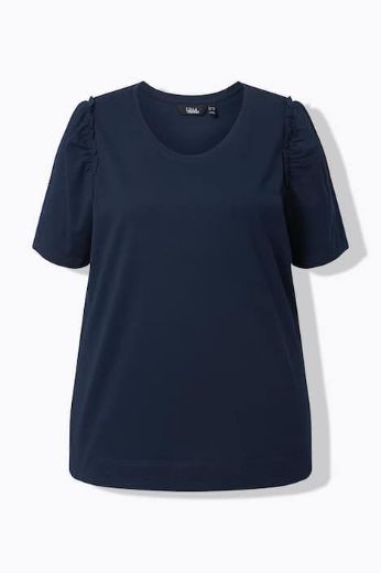 Plus size veliki brojevi Majica kratkih rukava A kroja okruglog izreza za punije