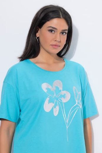 Plus size veliki brojevi Majica kratkih rukava šireg kroja za punije