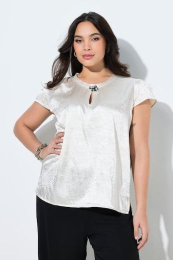 Plus size veliki brojevi Bluza kratkih rukava A kroja za punije