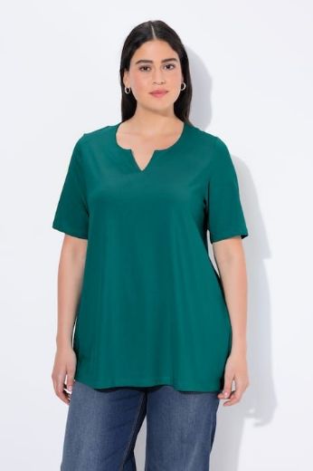 Plus size veliki brojevi Majica A kroj V ovratnik za punije