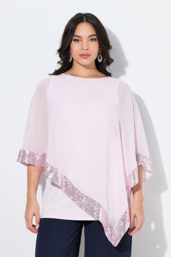 Plus size veliki brojevi Bluza od šifona A kroja za punije