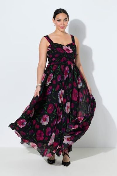 Veliki brojevi Haljina elegantna maxi cvjetnog uzorka moda za punije