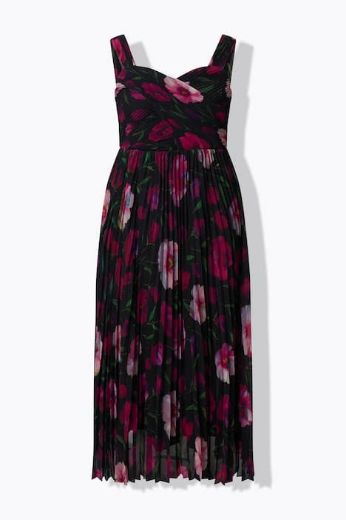 Plus size veliki brojevi Haljina elegantna maxi cvjetnog uzorka za punije