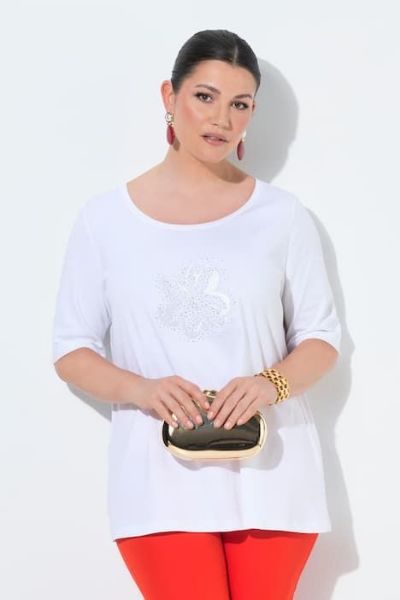 Veliki brojevi Majica kratkih rukava pamučna moda za punije