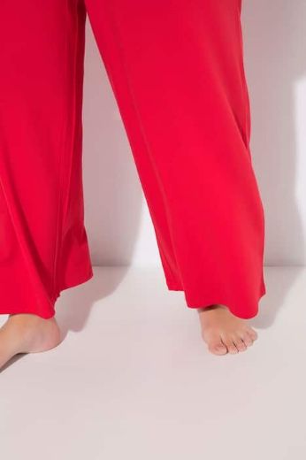 Plus size veliki brojevi Hlače Marlene široki kroj nogavica za punije