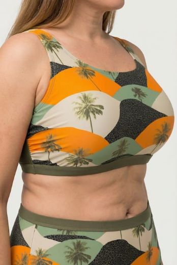 Plus size veliki brojevi Kupaći kostim dvodijelni mekanih košarica za punije