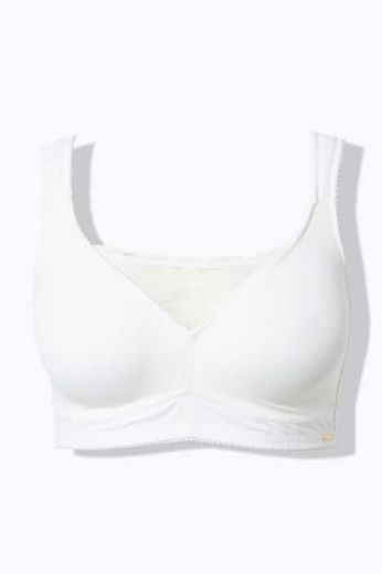 Plus size veliki brojevi Grudnjak bez žice širokih naramenica za punije