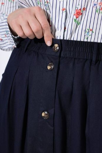 Plus size veliki brojevi Suknja maxi na kopčanje za punije