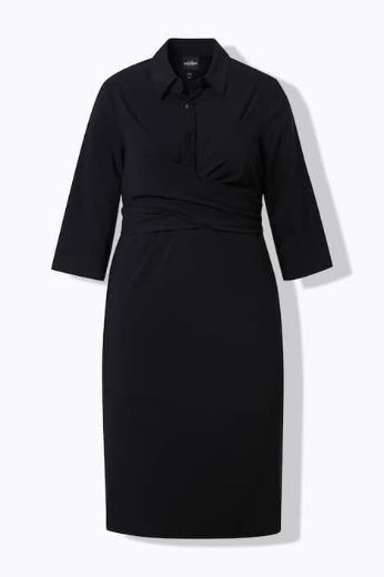 Plus size veliki brojevi Haljina elegantna 3/4 rukavi za punije