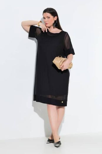 Plus size veliki brojevi Haljina elegantna  3/4 rukava za punije