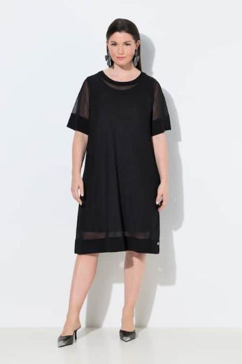 Plus size veliki brojevi Haljina elegantna  3/4 rukava za punije