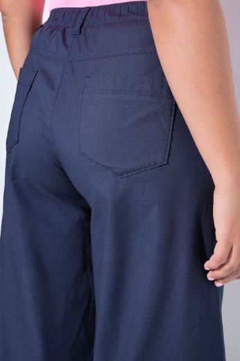 Plus size veliki brojevi Hlače skraćenih širokih nogavica za punije