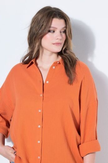 Plus size veliki brojevi Bluza na kopčanje za punije