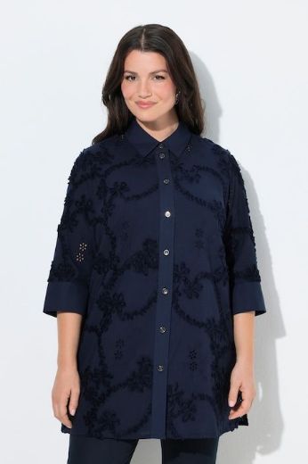 Plus size veliki brojevi Bluza 3/4 rukava dužeg kroja za punije