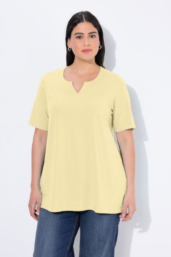 Plus size veliki brojevi Majica A kroj V ovratnik za punije