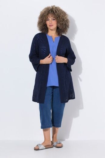 Plus size veliki brojevi Jakna lagana rukavi 3/4 za punije