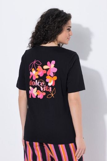 Plus size veliki brojevi Majica kratkih rukava V izreza za punije