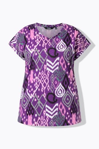 Plus size veliki brojevi Majica kratkih rukava šireg kroja za punije