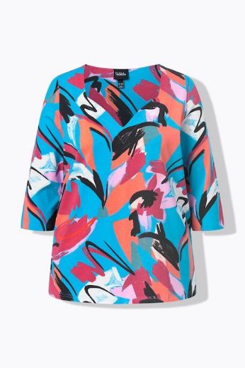Plus size veliki brojevi Majica kratkih rukava s izrezom za punije