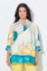 Veliki brojevi Bluza 3/4 rukava od satena moda za punije