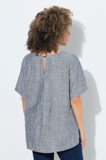 Plus size veliki brojevi Bluza kratkih rukava, okrugli izrez za punije