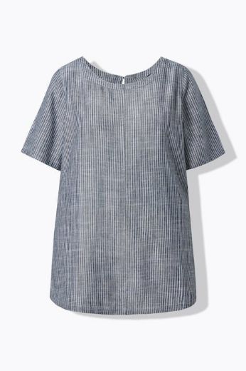 Plus size veliki brojevi Bluza kratkih rukava, okrugli izrez za punije